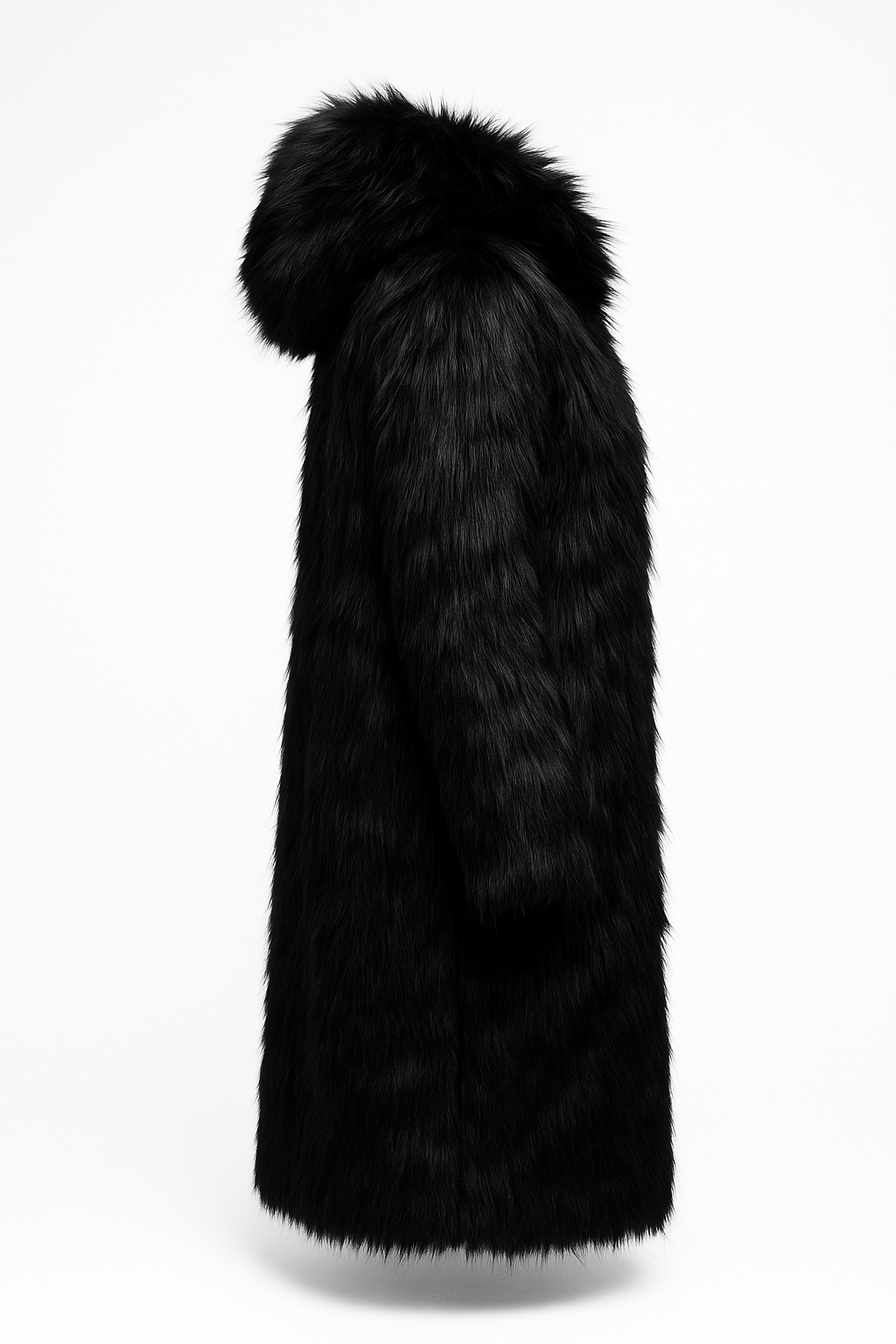 Italian Luxury Long-Hair Fur Coat