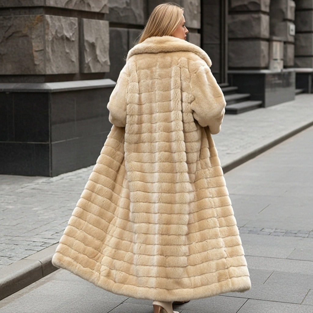 Italian Premium Long-Hair Fur Coat