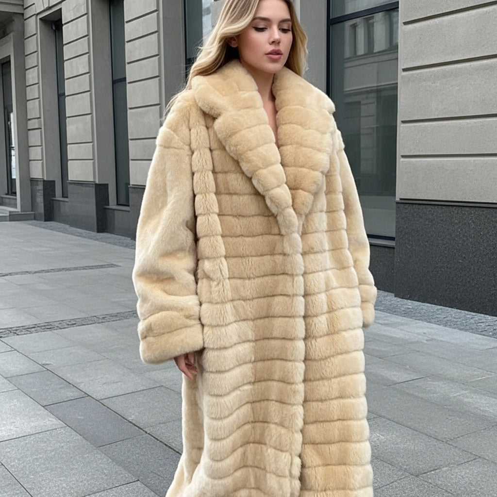 Italian Premium Long-Hair Fur Coat